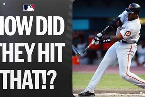 Some of the MOST IMPROBABLE hits in MLB history! (Broken bat homers an swinging bunts, and MORE!)