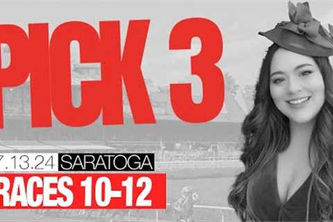 Saratoga Pick 3 | Races 10-12 | June 13, 2024