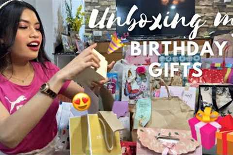 Unboxing My Birthday Gifts 🎁❤️ | JUSSEL