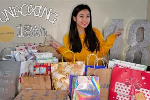 UNBOXING GIFTS (18TH BIRTHDAY)