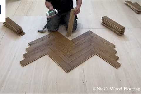 How to Install Herringbone Wood Flooring