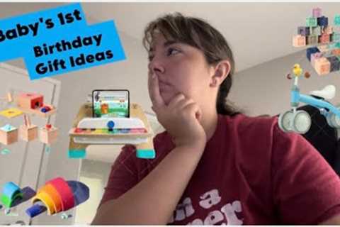 Baby’s FIRST birthday GIFT IDEAS | as FIRST Time MOM