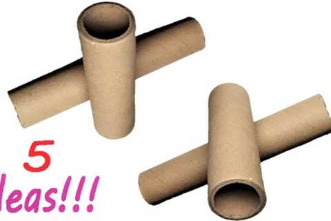 5 Awesome Ideas To Reuse Cardboard Rolls | DIY Home Decors