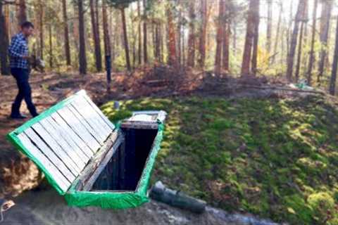 How to build a big SECRET HOUSE for $ 2,000. Alex Wild 30 days in the forest. PART 1