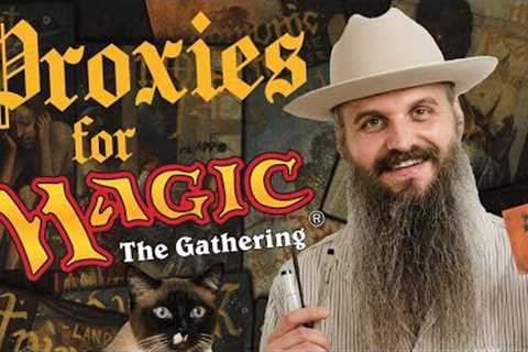 How I make Magic The Gathering Proxies - Tutorial on how to make your own Magic Cards