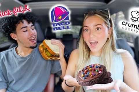 EATING OUR FAST FOOD CRAVINGS FOR 24 HOURS