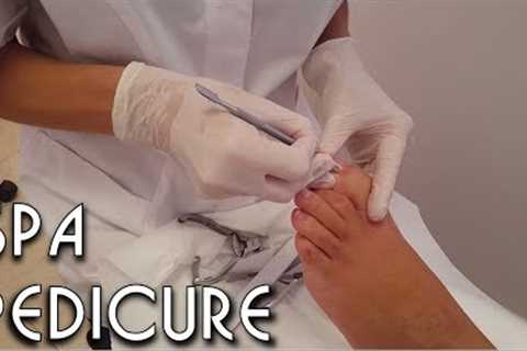 👣 Professional pedicure at spa with final Massage - no talking ASMR