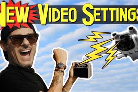 [UPDATED] 🔸 DJI Mini 3 Pro:  CHANGE These Video Settings NOW 🔸 “DRONE Cheat Code!”