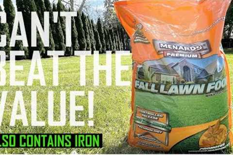 Best Fall Fertilizer - Menards Fertilizer - Fall Lawn Care, Why this product?