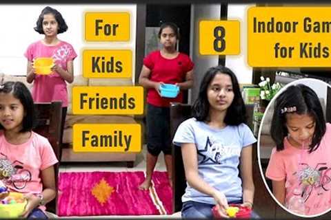 8 Indoor games for kids | Fun games for kids for Birthday Party | Birthday Games for Kids