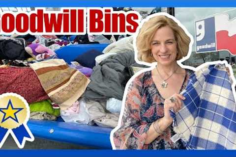 Goodwill Outlet shopping in the bins! It's a whole new way to shop and dig for treasures.