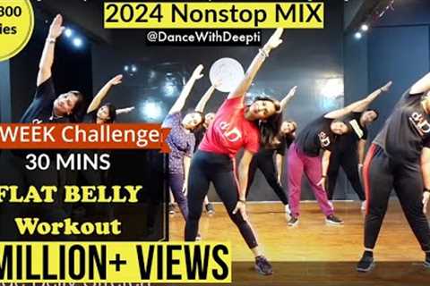 DWD#102 | 30mins Daily BELLY FAT BURN Workout | Easy Exercise to Lose weight 3-5kgs #dancewithdeepti