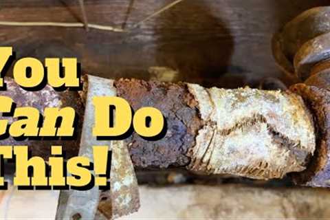 Replace Leaky Rusted Pipes Easy