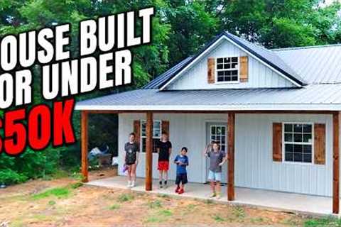 My Kids And I Built A 3 Bed 2 Bath House For Under $50K