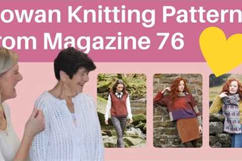 Rowan Knitting Patterns from Magazine 76