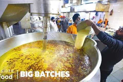 How Sikh Chefs Feed 100,000 People At The Gurudwara Bangla Sahib Temple In New Delhi, India