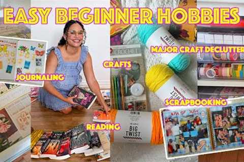 THE ULTIMATE HOBBY VIDEO | Easy + Fun Beginner Hobbies 🧶🎨📚🌸