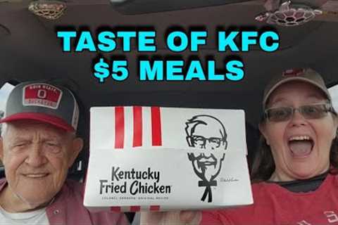 KFC $5 Meals Review **Taste of KFC $5 Meals #foodreview #fastfood #kfc