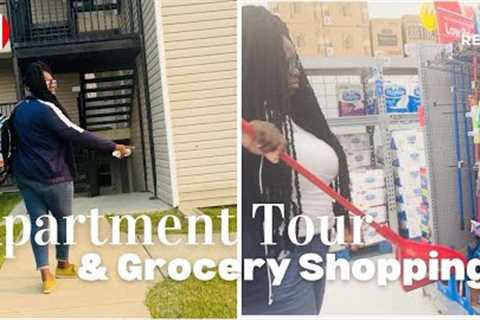 Grocery Shopping and Apartment Tour of a Newcomer to Canada 🇨🇦.