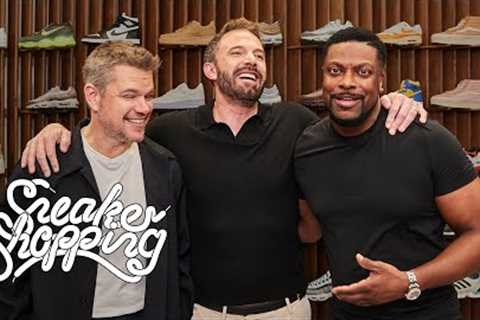 Ben Affleck, Matt Damon, and Chris Tucker Go Sneaker Shopping With Complex