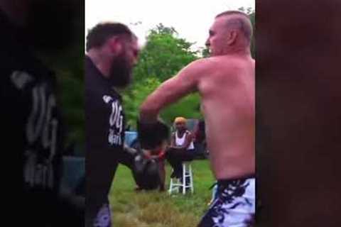 Eating punches! #ufc #streetbeef #mma #boxing #fighting #sports #short #shorts #viralvideo #trending