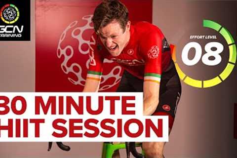 30 Minute High Cadence HIIT Indoor Cycling Cardio Workout | Lose Weight Fast