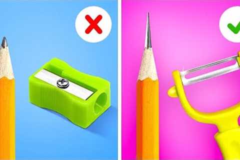 Genius School Hacks and DIY Gadgets Everyone Should Know! 🎓✨