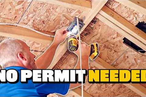How to Run Permanent Temporary Power to a Shed