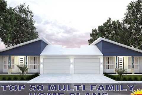 Duplex and Townhouse Home Design Book-Top 50 Multi Family House plans