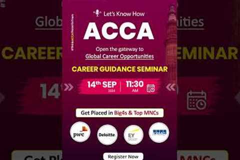 Join Our Career Guidance Seminar | Best Professional Course after 12th | ACCA Seminar - FinTram