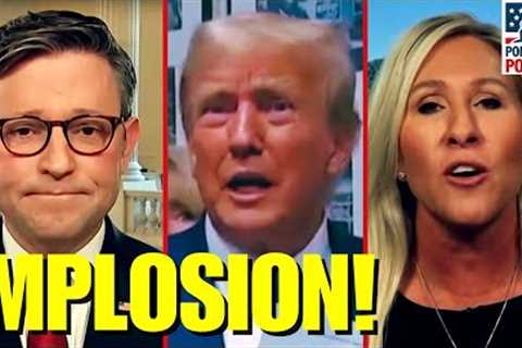 MAGA Republicans IMPLODE as Marjorie Greene ATTACKS Mike Johnson!