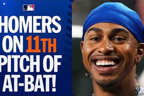 FRANCISCO LINDOR WINS THE BATTLE! (11 pitch at-bat resulting in a HOME RUN!)