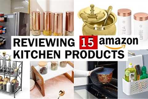 Reviewing 15 AMAZON KITCHEN Products, I BOUGHT RECENTLY💫 | TRIED &amp; TESTED AMAZON KITCHEN ITEMS