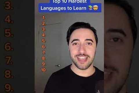 Top 10 Hardest Languages to Learn