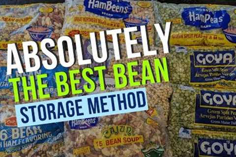 Absolutely The Best Way To Store Beans Long Term #foodstorage