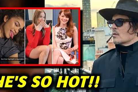 Celebrities Flirting and Praising Johnny Depp: A Star-Studded Affair!