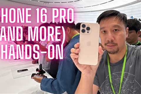 iPhone 16 Pro, Apple Watch 10 Hands-On From Apple Event!