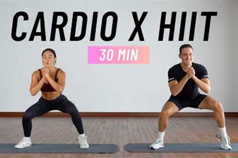 30 MIN CARDIO HIIT WORKOUT - ALL STANDING - Full Body, No Equipment, No Repeats