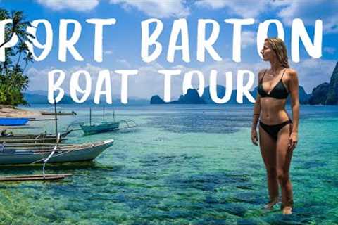 BOAT TOUR in PORT BARTON | Island hopping in Palawan, Philippines 🇵🇭