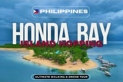 PUERTO PRINCESA 🇵🇭 HONDA BAY ISLAND HOPPING | Ultimate Walking &amp; Drone Tour | 4k60FPS | HDR