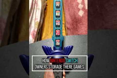 How Nintendo Switch owners storage there games