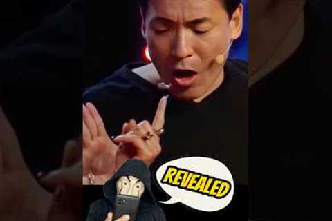 AMERICA'S GOT TALENT MAGICIAN TRICK REVEALED #agt #magic #foryou #tricks #shorts #trend