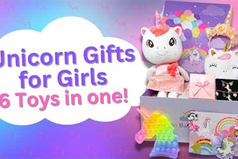 Unicorn Gifts for Girls - 6 Toys In One!