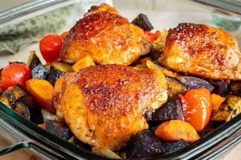 This is the tastiest recipe for chicken thighs! Simple and quick family dinner!