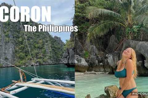 Island hopping and boat tours in CORON! The Philippines part 1🇵🇭