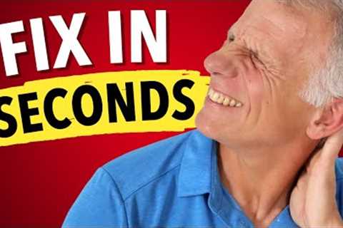 Sick &amp; Tired of Neck Pain? (Ages 55+)