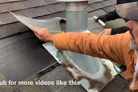Leaking Roof Vent Repair shingle Roof