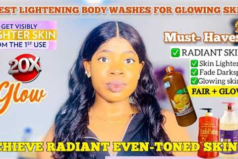 10 BEST LIGHTENING BODY WASHES FOR GLOWING SKIN IN 2024 | Achieve Radiant, Even-Toned Skin ✅✨