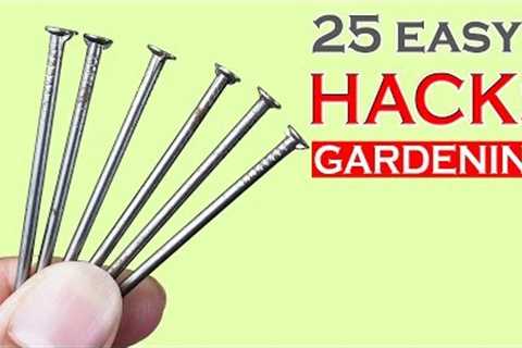 25 MIND BLOWING GARDEN HACKS: Gardening Ideas and Tips - 2018