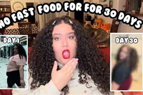 I stopped eating fast food for 30 Days | THIS IS WHAT HAPPENED